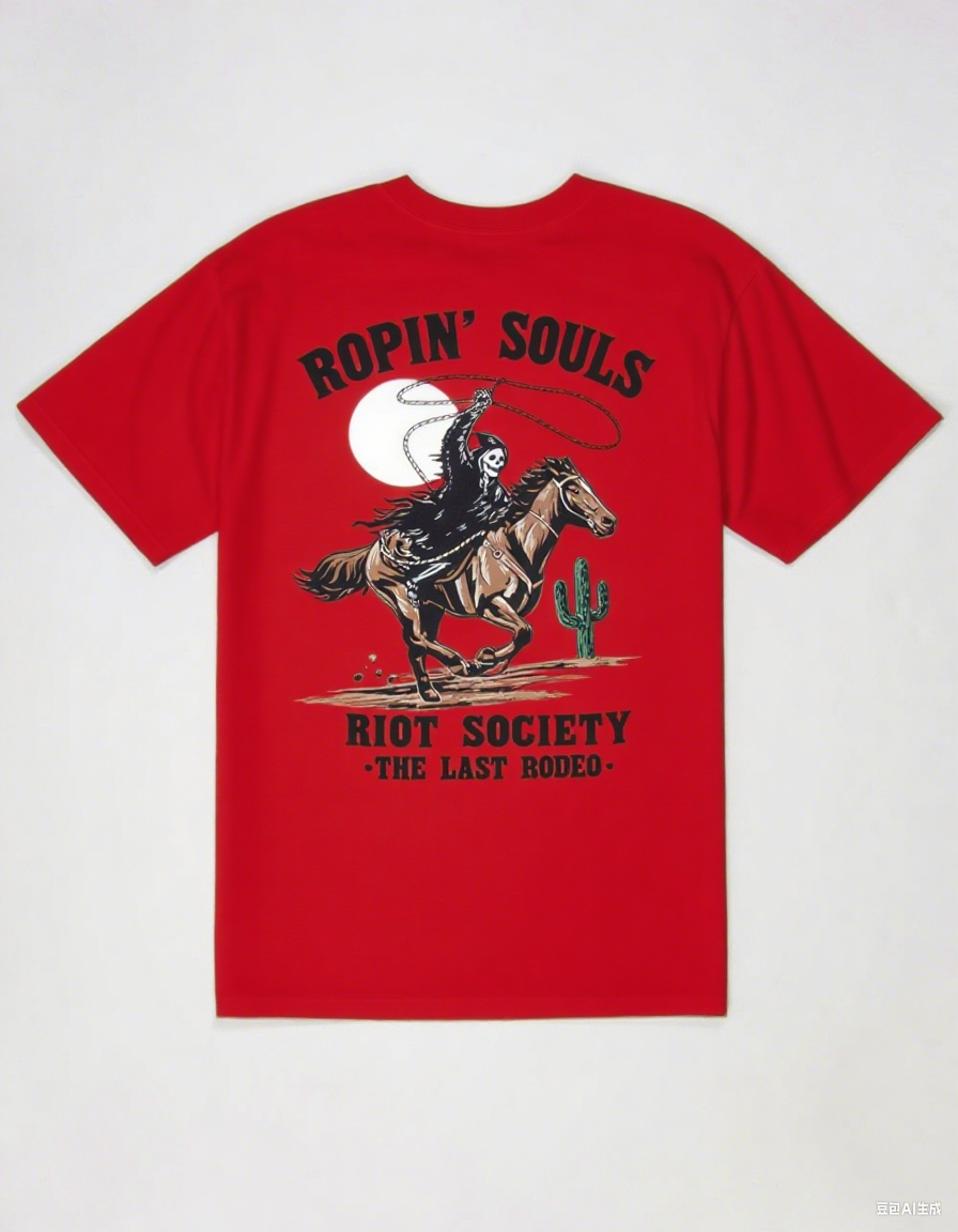 Riot Society - The Last Rodeo Cool Tee for Young Americans
