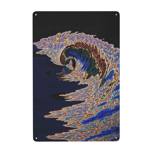 Glass Wave Rhapsody Aluminum sheet wall art