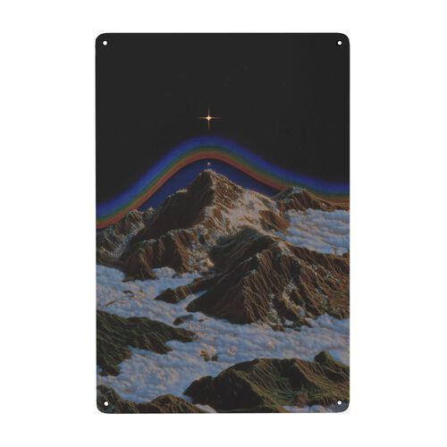 Rainbow Sanctum Aluminum sheet wall art