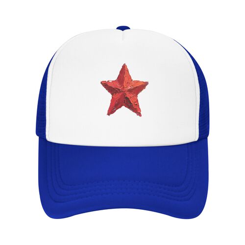 "The Fiery Red Star "Adult Mesh Baseball