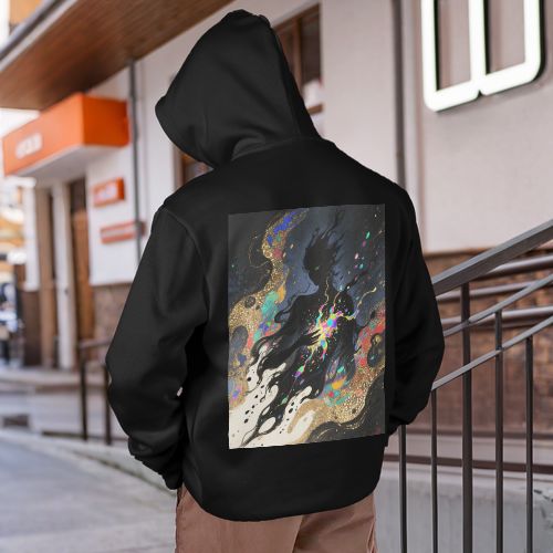 Stream of Light in the Dark Night Hoodie
