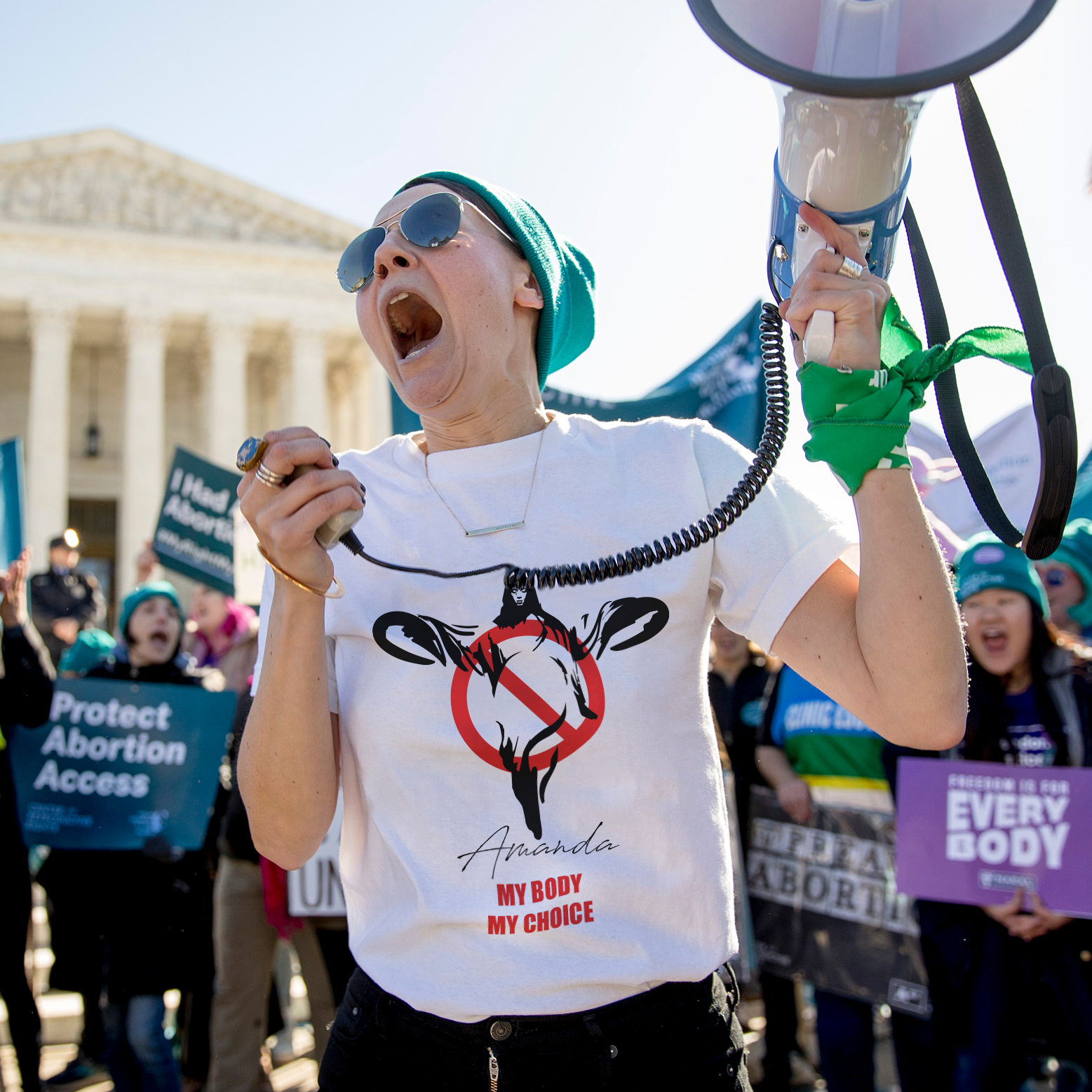 Custom T-Shirts for Women Engraved Name My Body My Choice Feminist T-shirt Gifts for Her