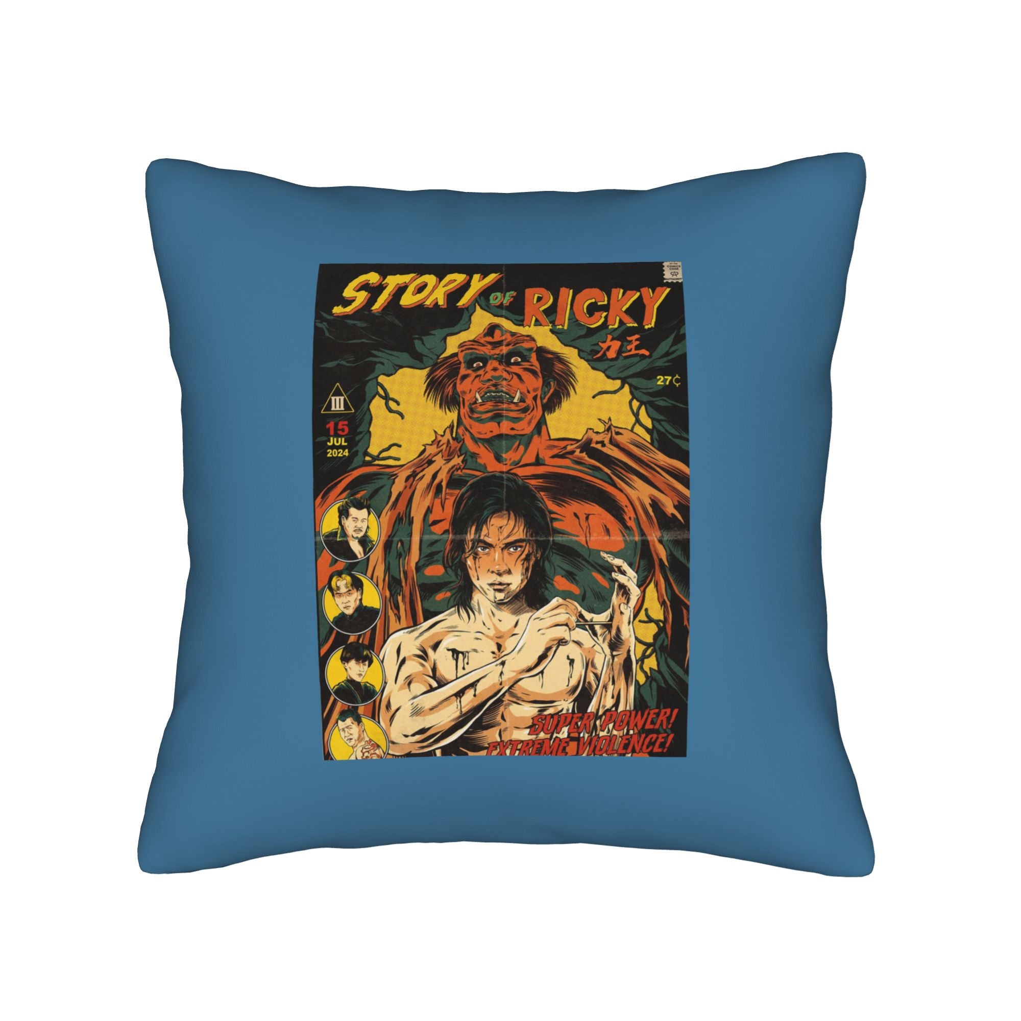 story of ricky Throw Pillow