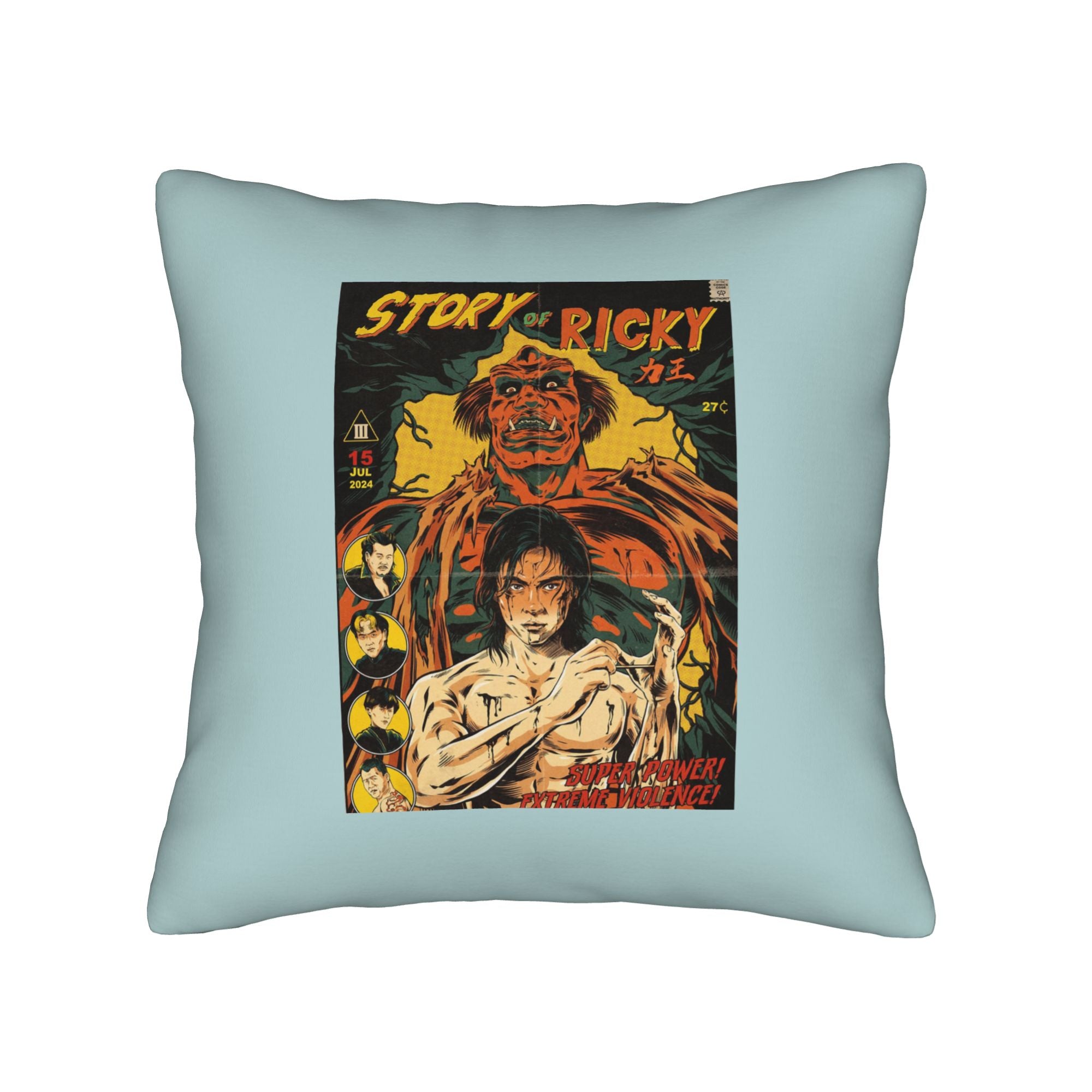 story of ricky Throw Pillow