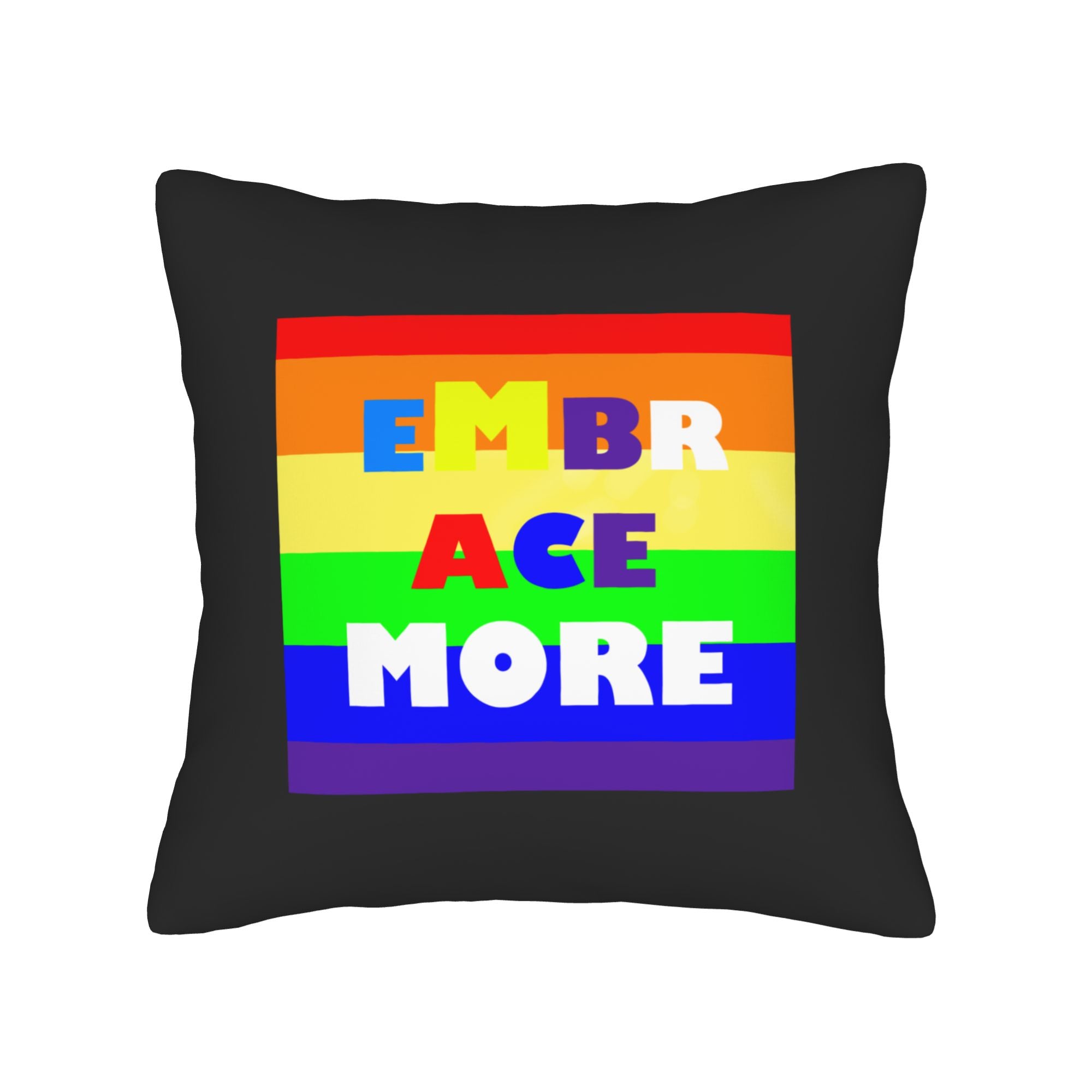 Embrace more Throw Pillow