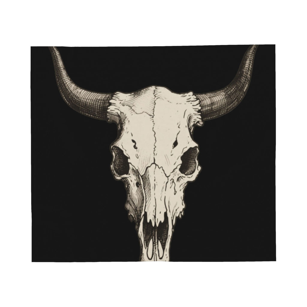 Western Beef Bones flannel blanket