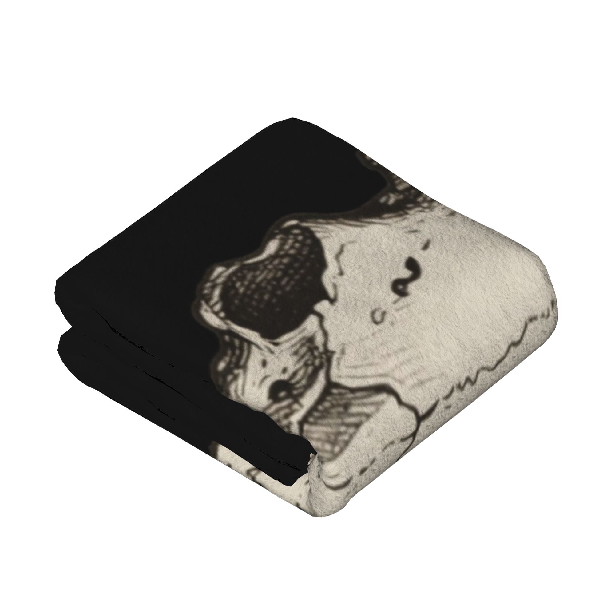 Western Beef Bones flannel blanket