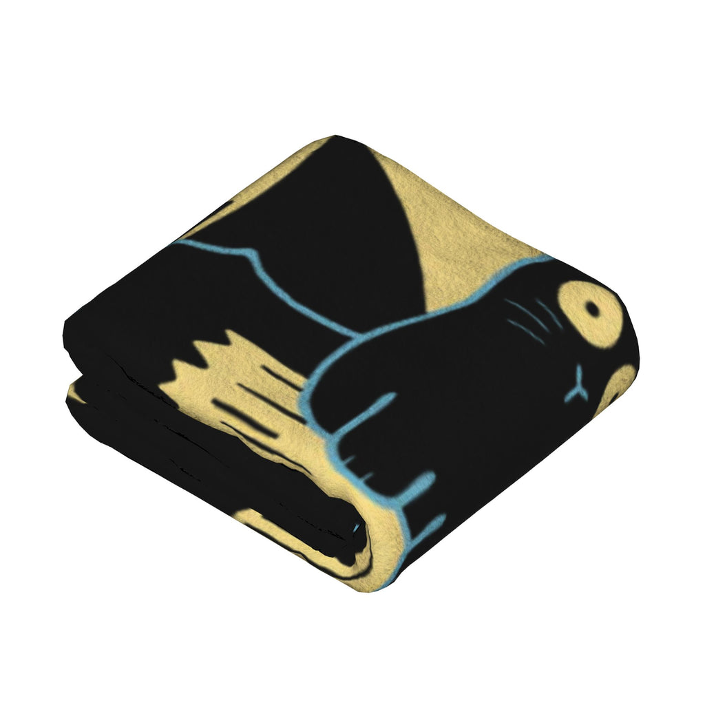 it is fine i am fine everything is fine  flannel blanket