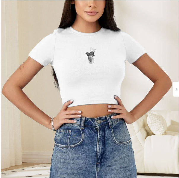 Two Moles Per Liter Women's short-sleeved tops