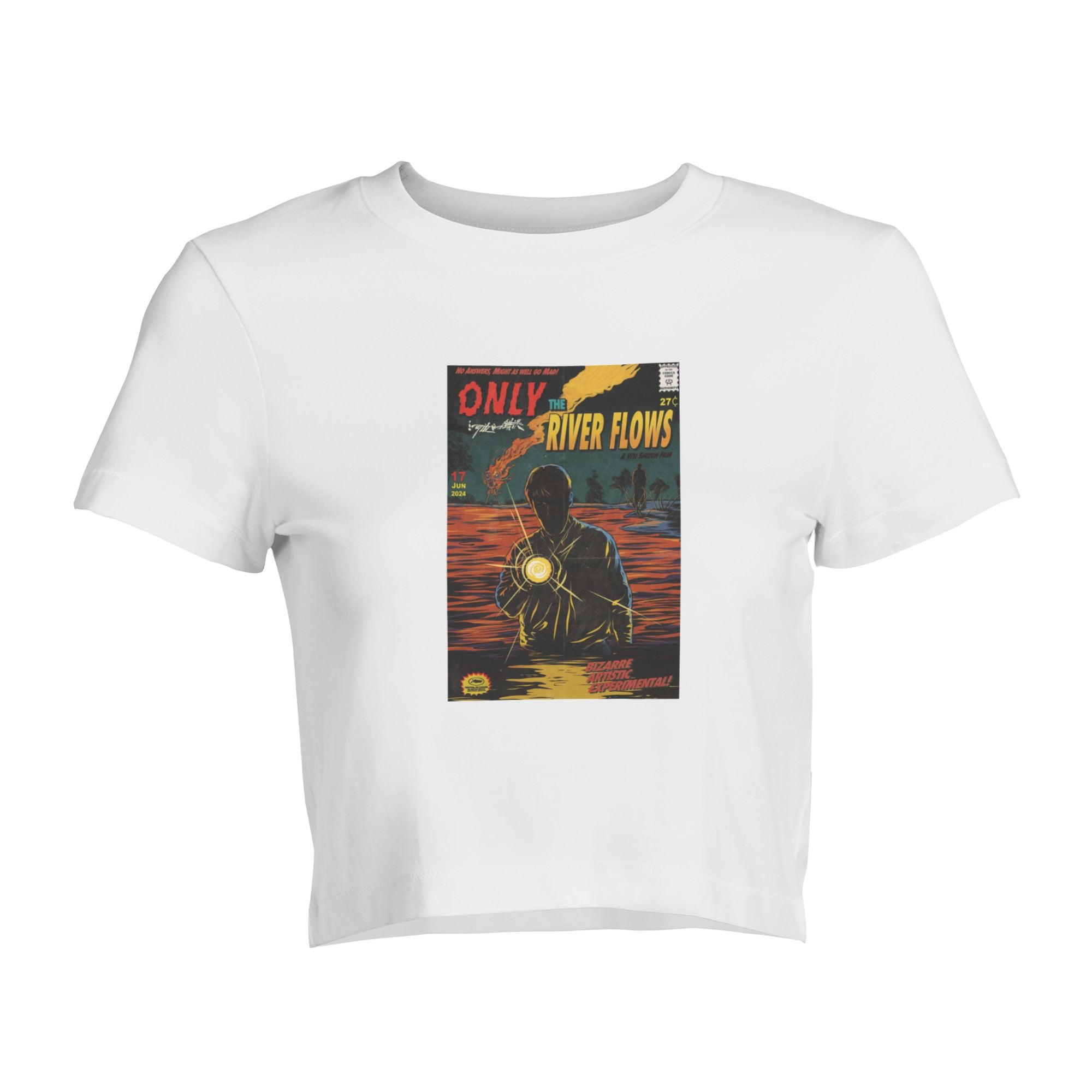 ONLY THE RIVER FLOWS Women's short-sleeved tops