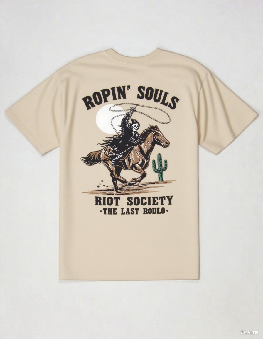 Riot Society - The Last Rodeo Cool Tee for Young Americans
