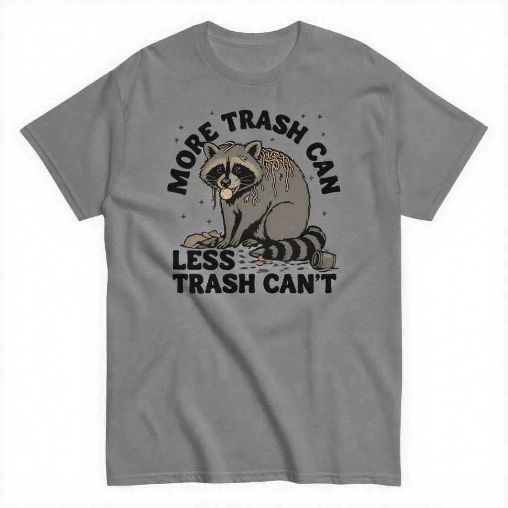 MORE TRASH CAN LESS TRASH CAHT