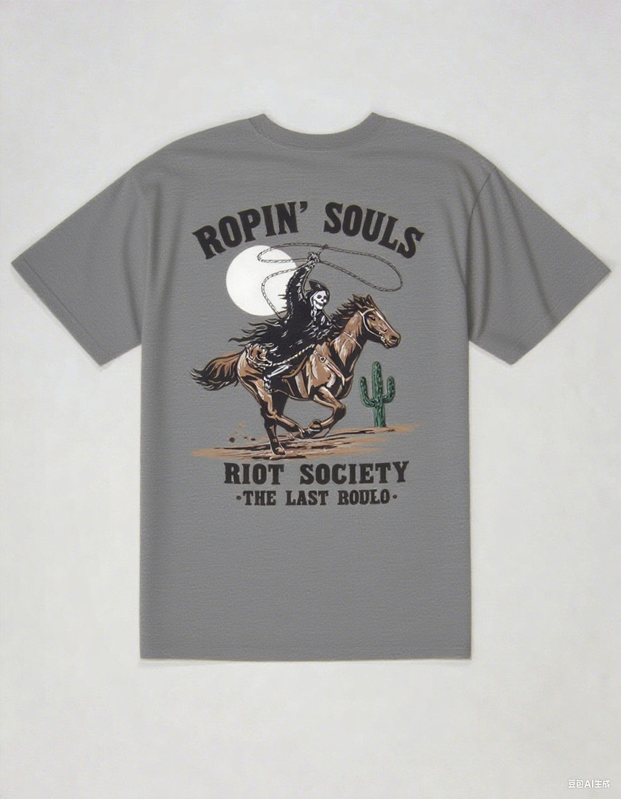Riot Society - The Last Rodeo Cool Tee for Young Americans