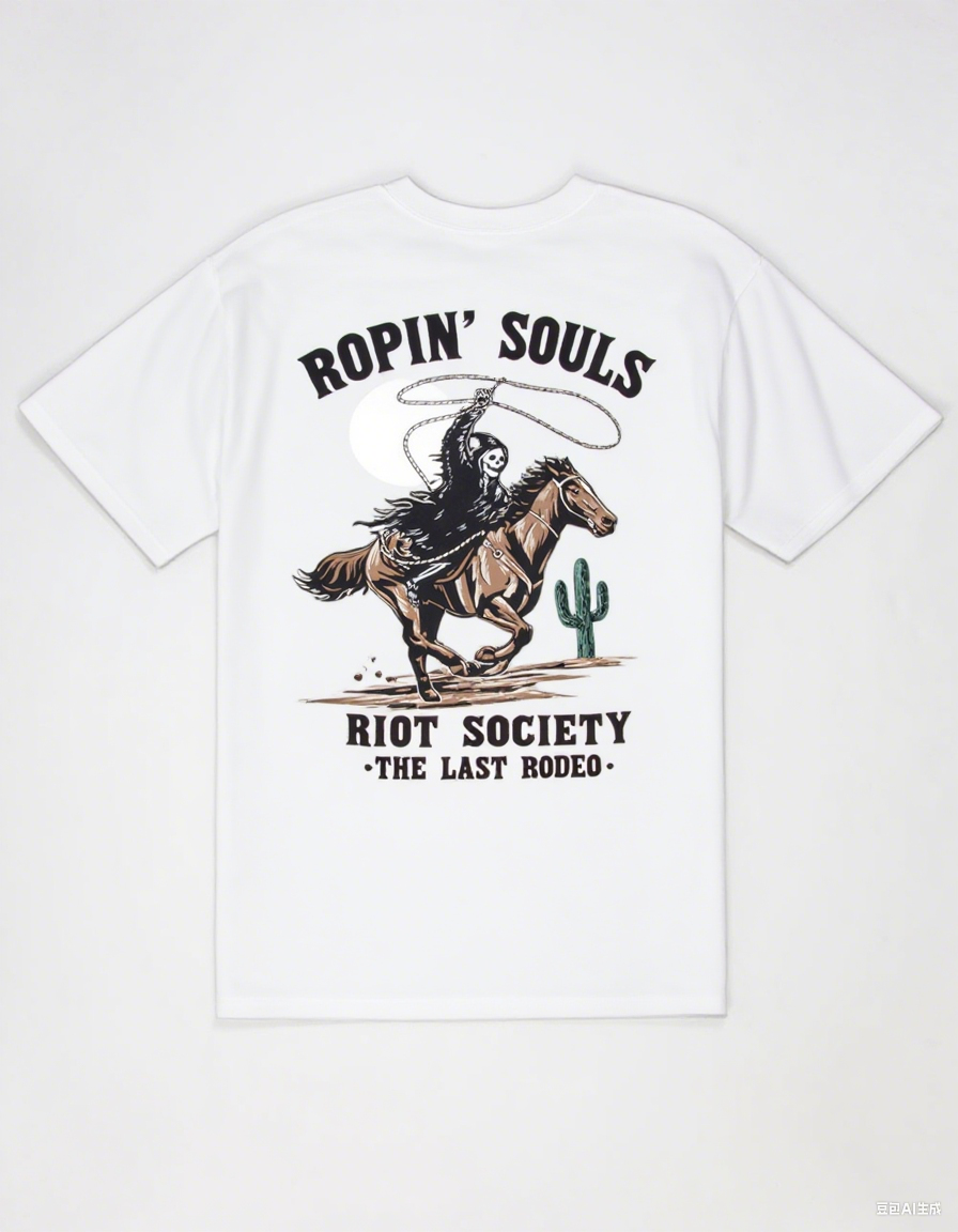 Riot Society - The Last Rodeo Cool Tee for Young Americans