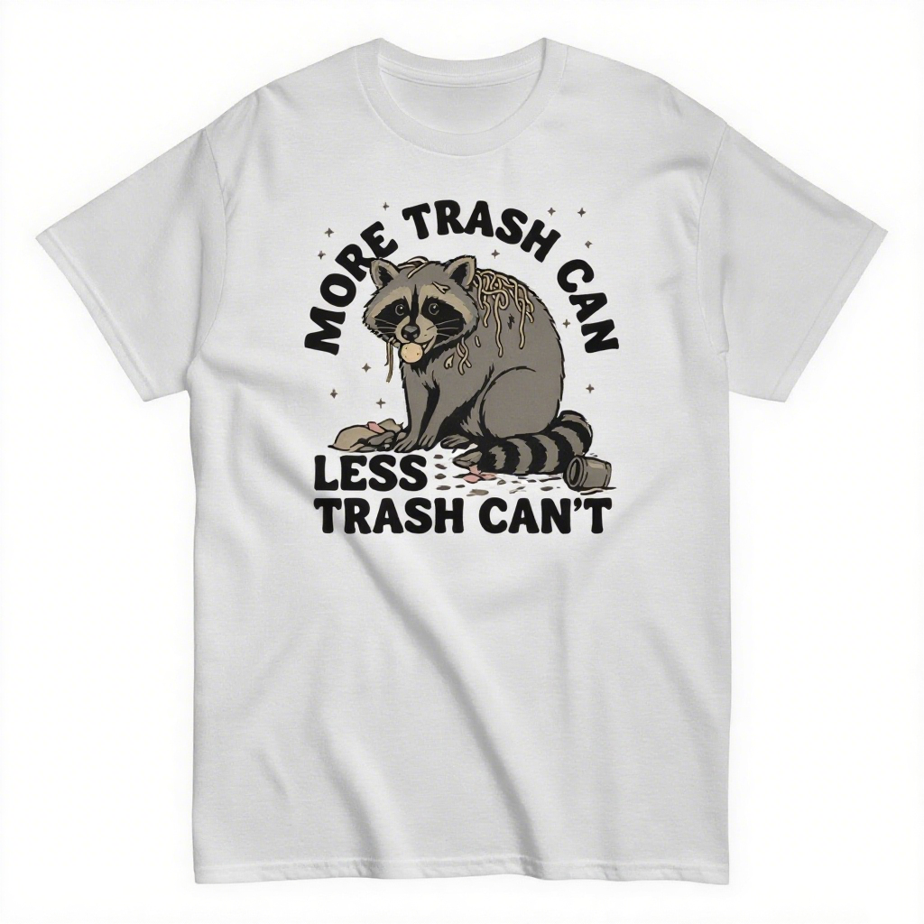 MORE TRASH CAN LESS TRASH CAHT