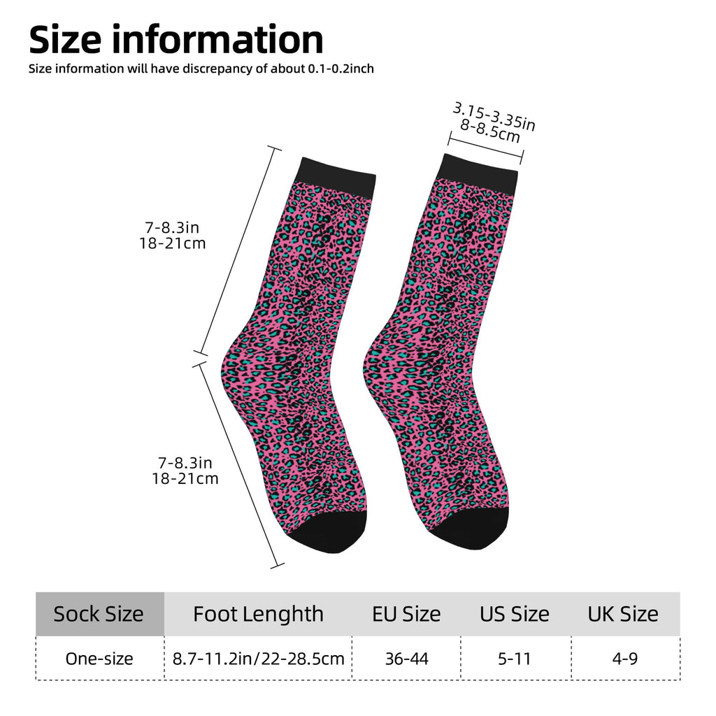Neon Cheetah Socks