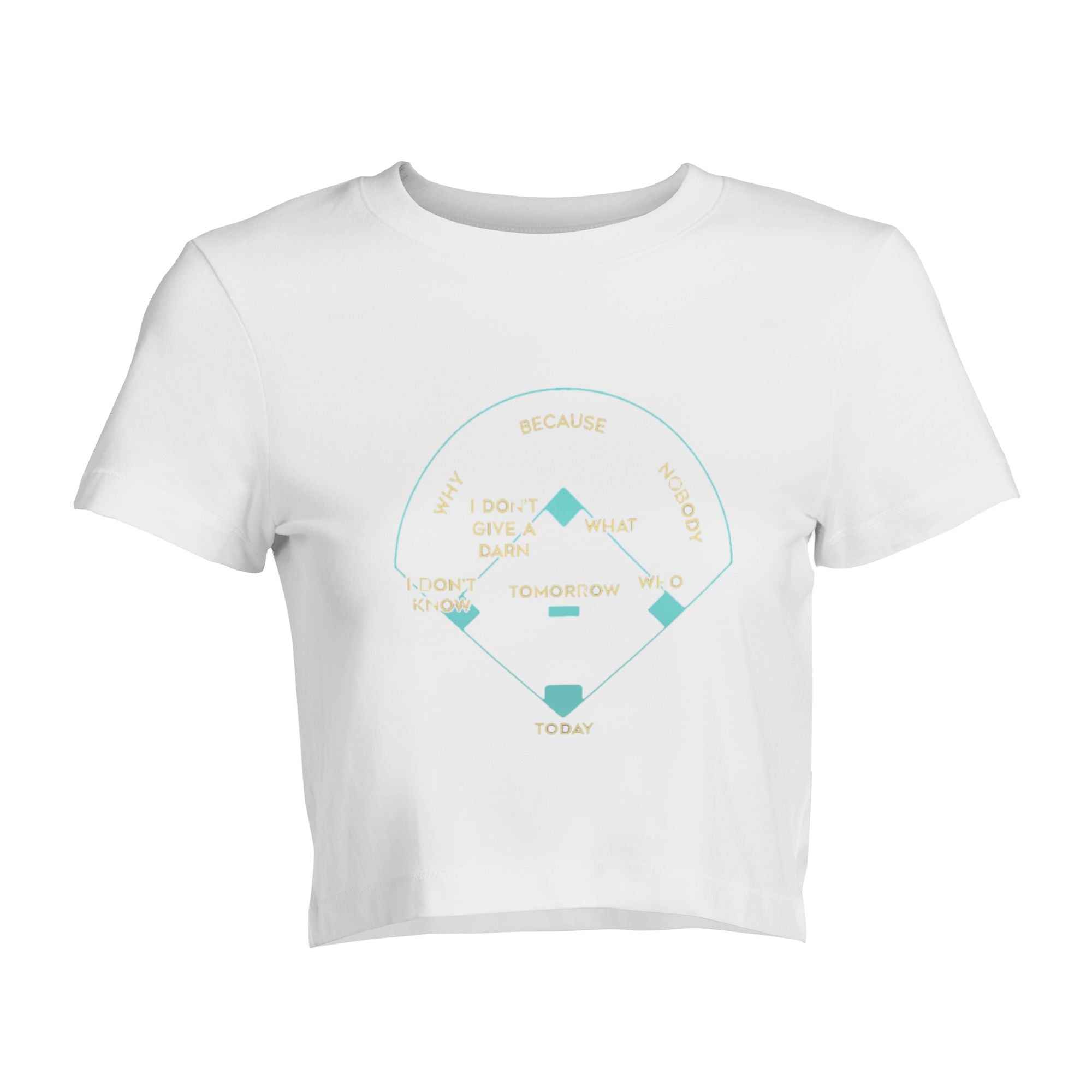 Positions in baseball Women's short-sleeved tops