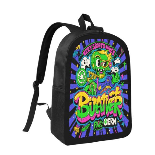 Green Ghost's Graffiti Notebook Backpack