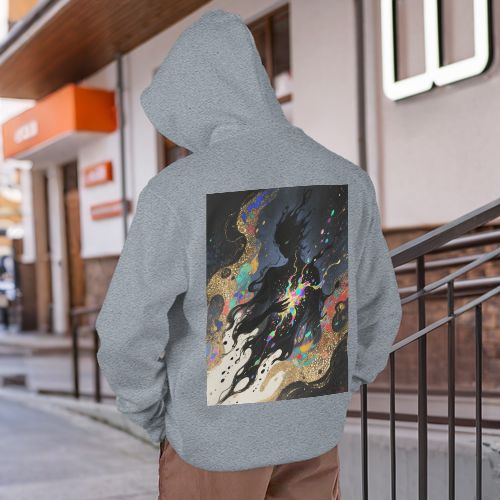 Stream of Light in the Dark Night Hoodie