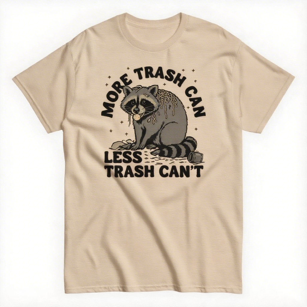 MORE TRASH CAN LESS TRASH CAHT