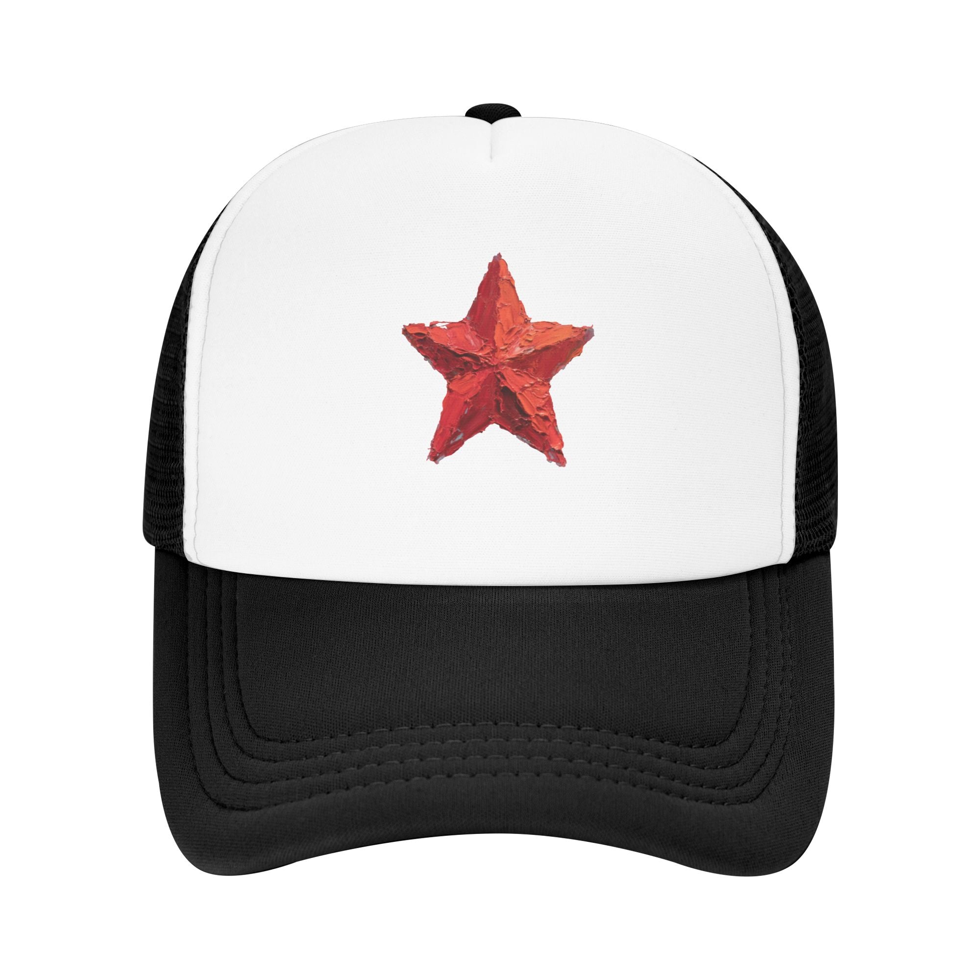 "The Fiery Red Star "Adult Mesh Baseball