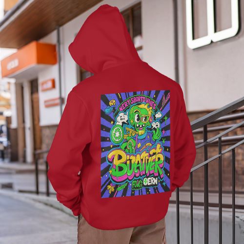 Green - Ghost Graffiti Hoodie