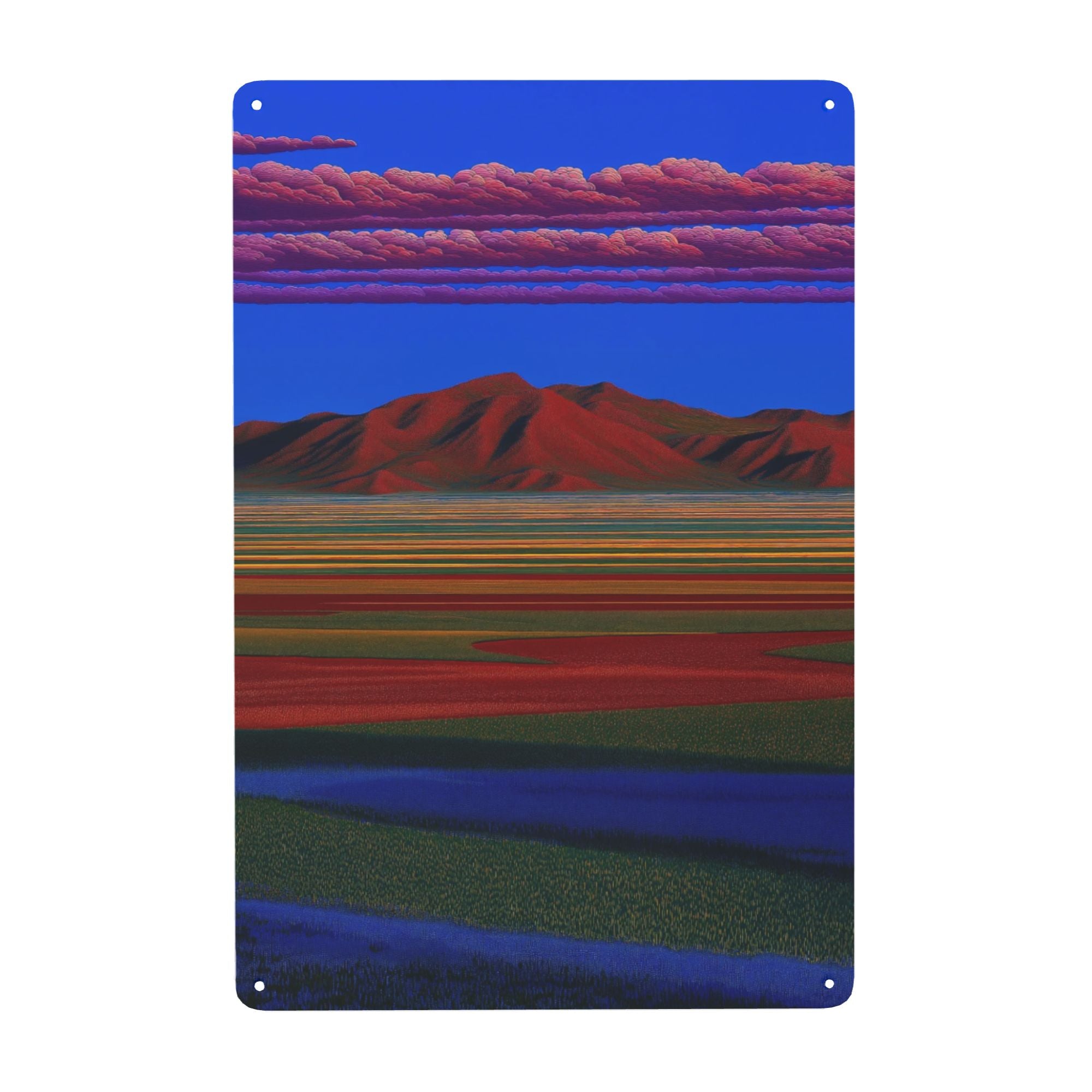 Color Field Wilderness Aluminum sheet wall art