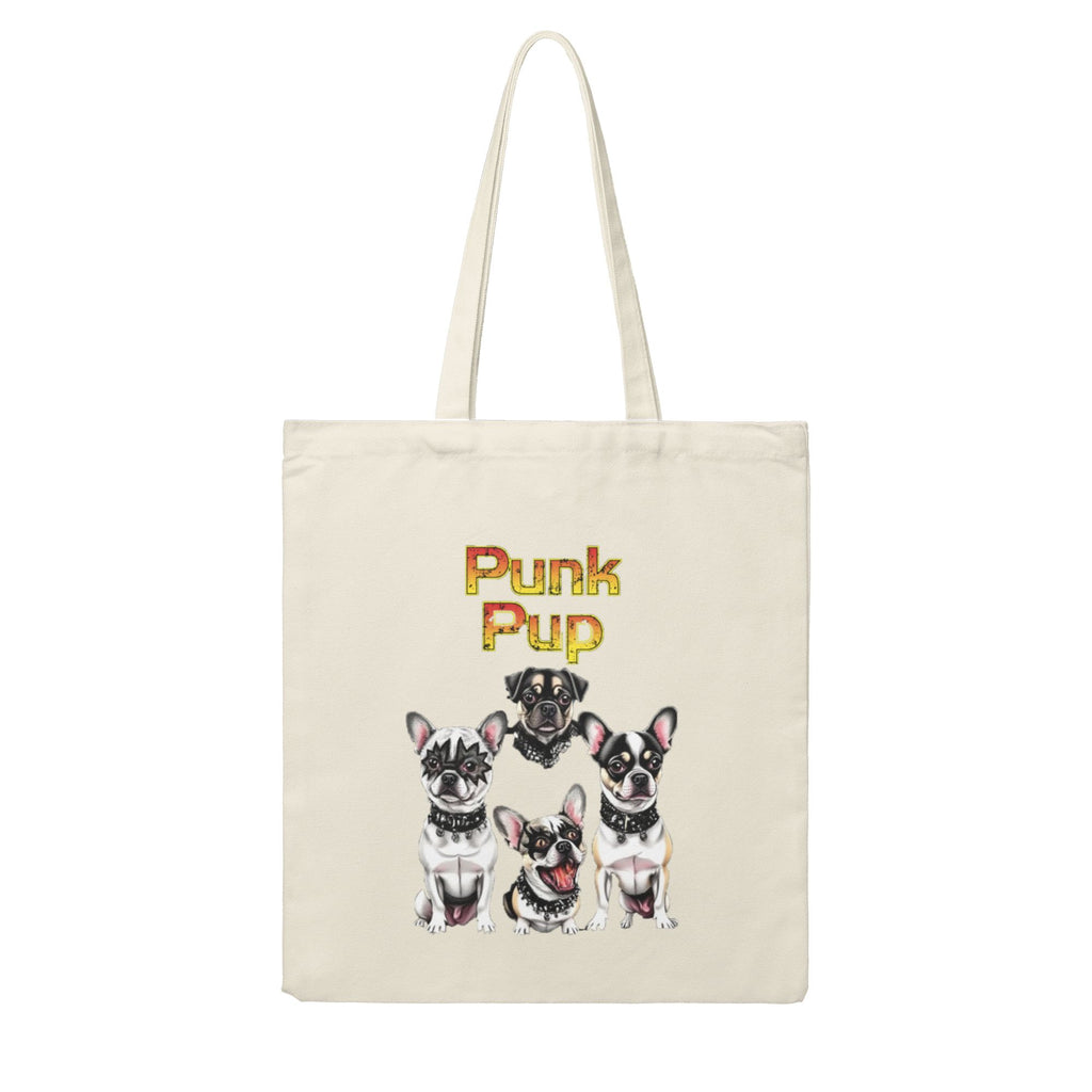 Punk Pup  canvas tote bag