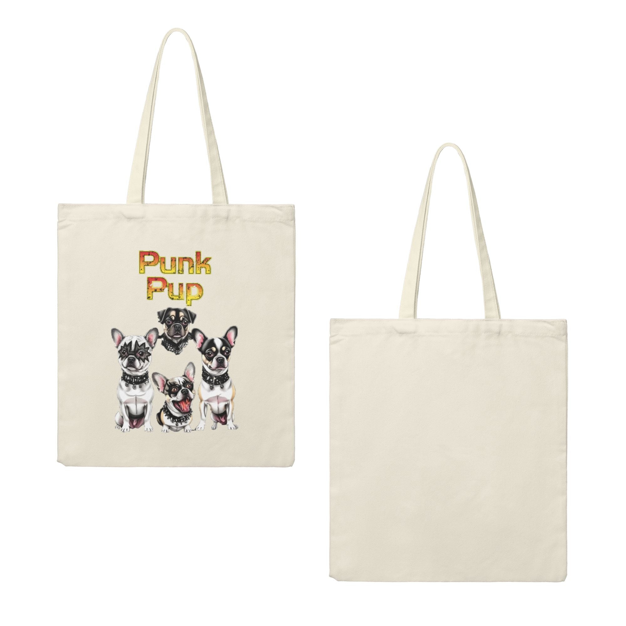 Punk Pup  canvas tote bag