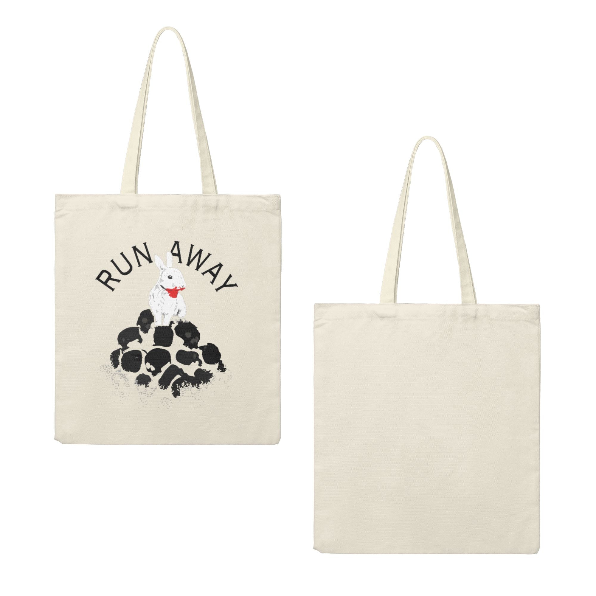 PUN AWAY  canvas tote bag