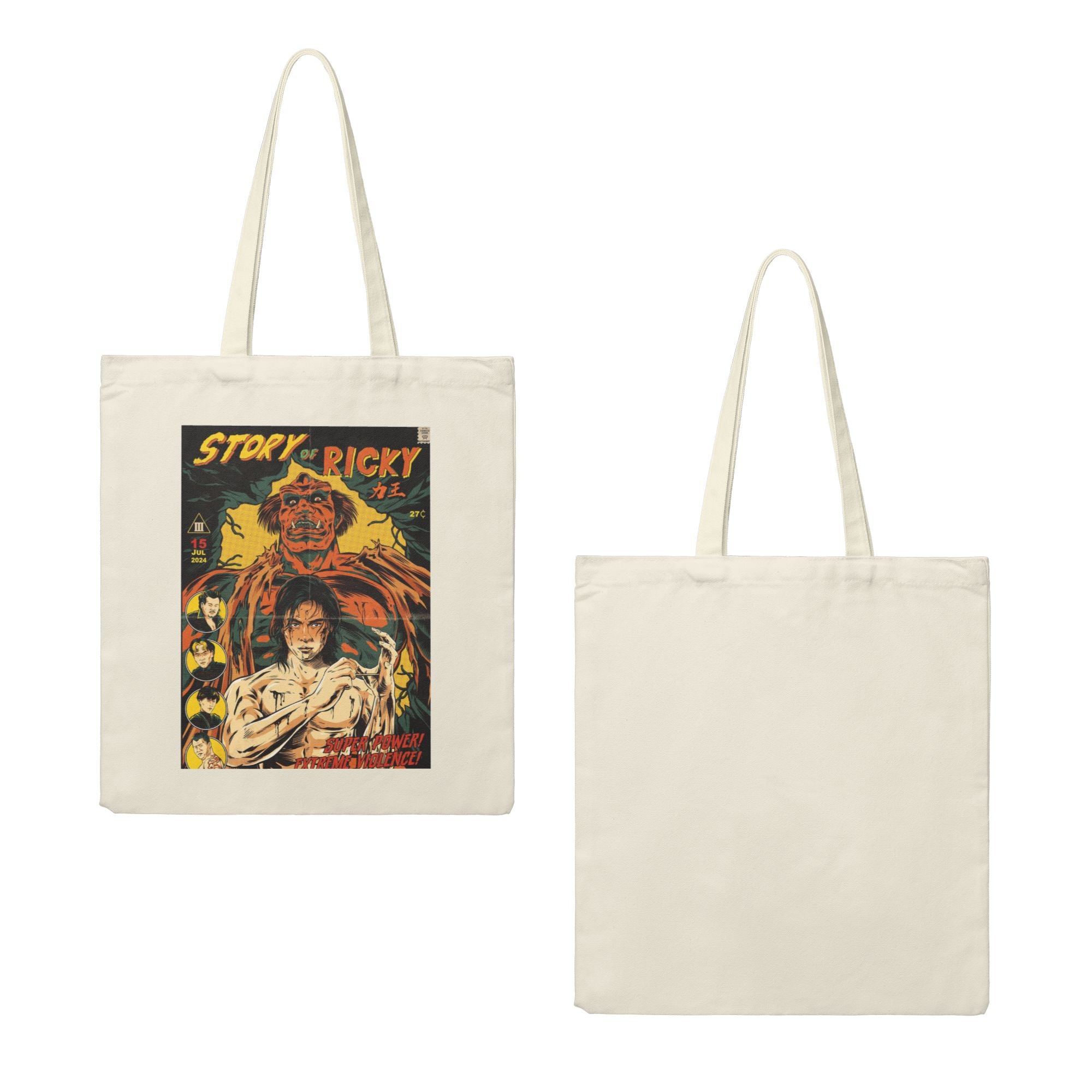 STORY RICKY  canvas tote bag