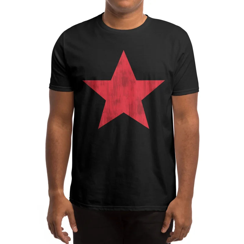 Long live us -The red five-pointed star symbolizes short sleeves.