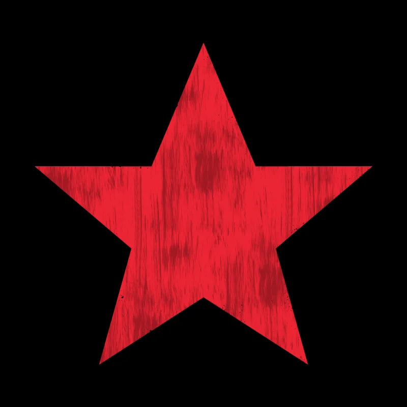 Long live us -The red five-pointed star symbolizes short sleeves.