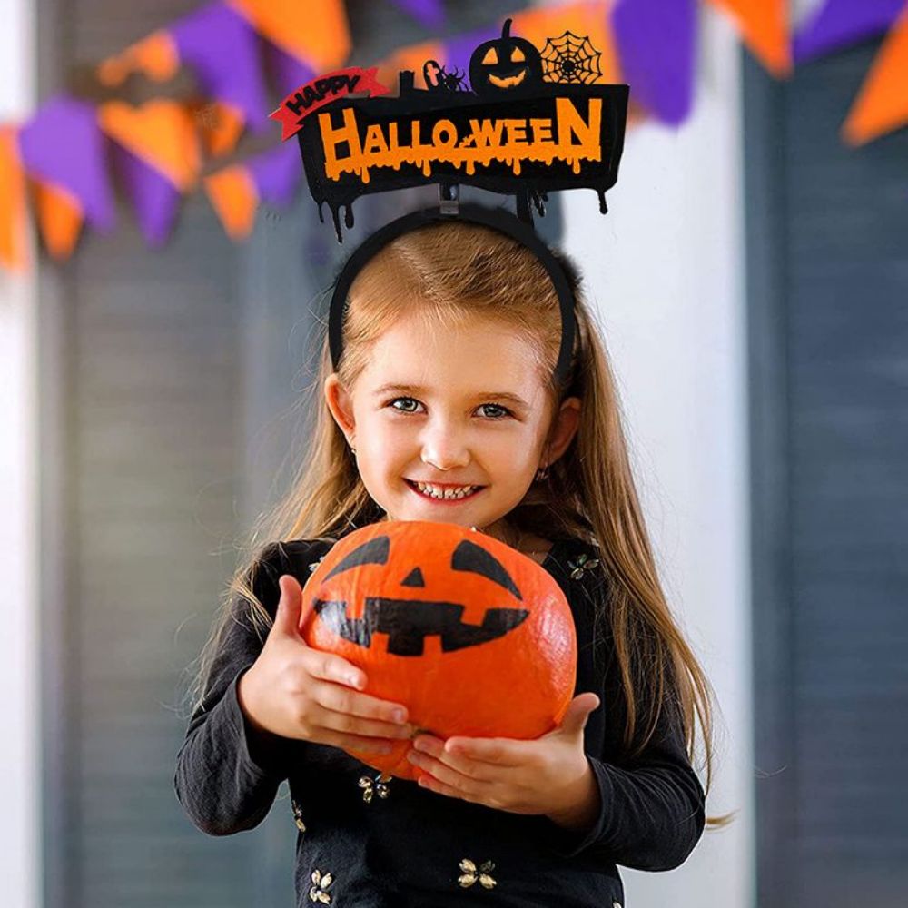 6 Pcs Halloween Headbands Halloween Hair Hoop for Party Supply Cosplay Decoration