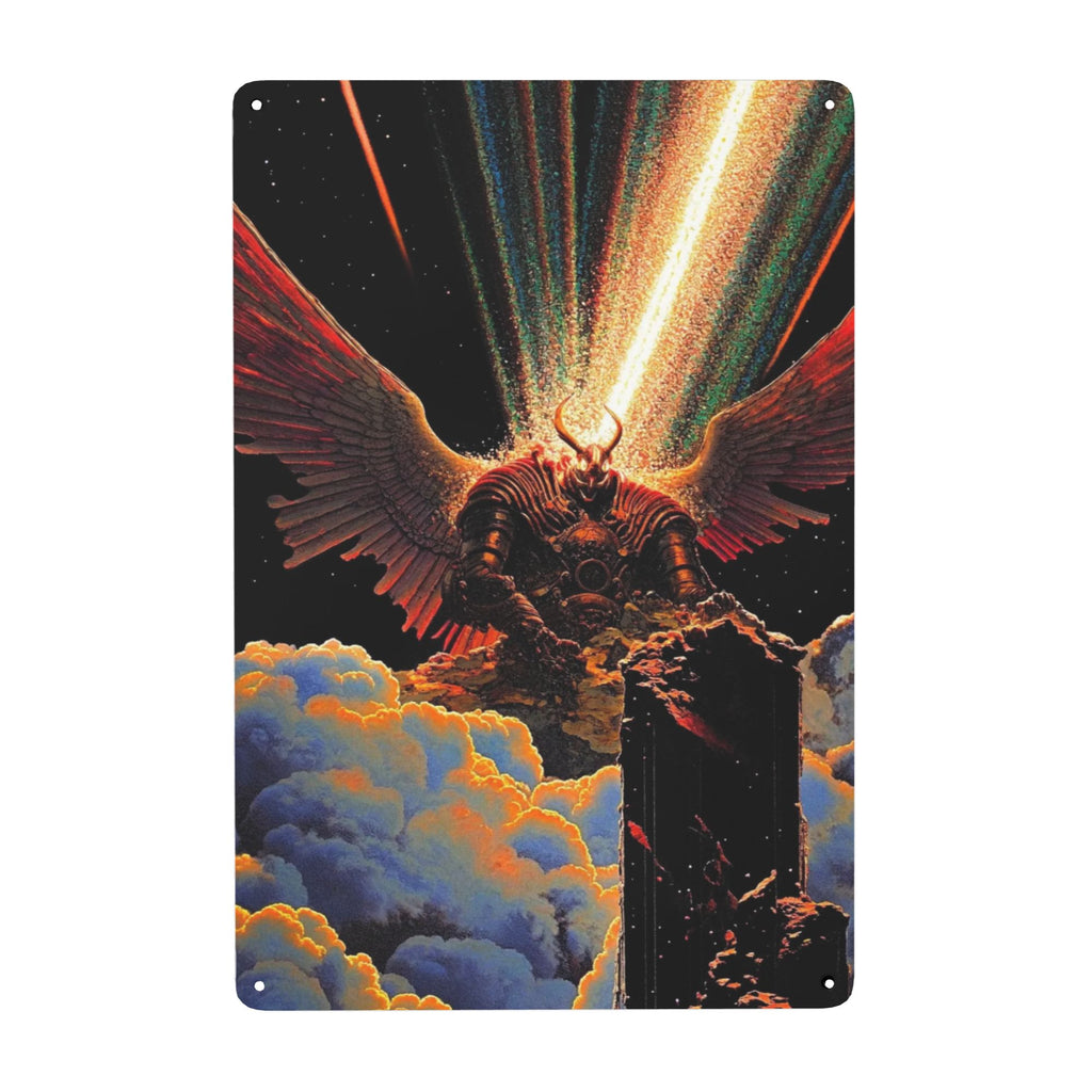 Winged Dawn Aluminum sheet wall art