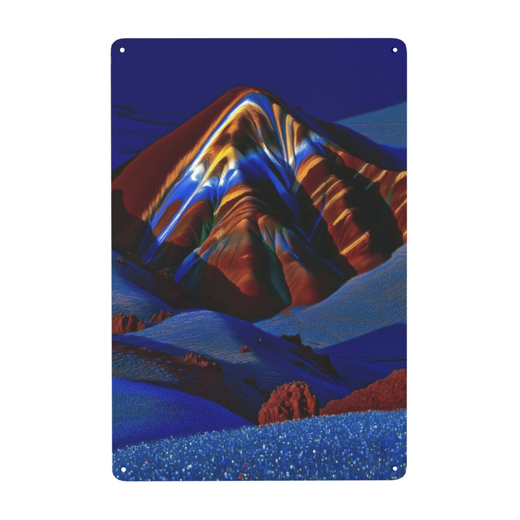 Chromatic Dome Aluminum sheet wall art