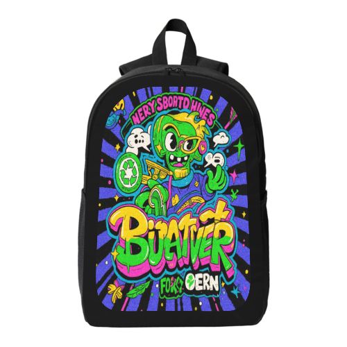 Green Ghost's Graffiti Notebook Backpack