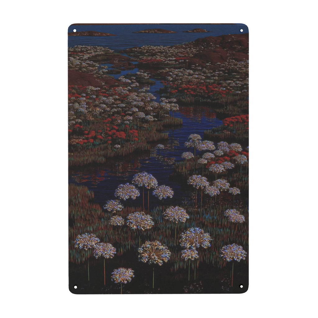 Galaxy Botanica Aluminum sheet wall art