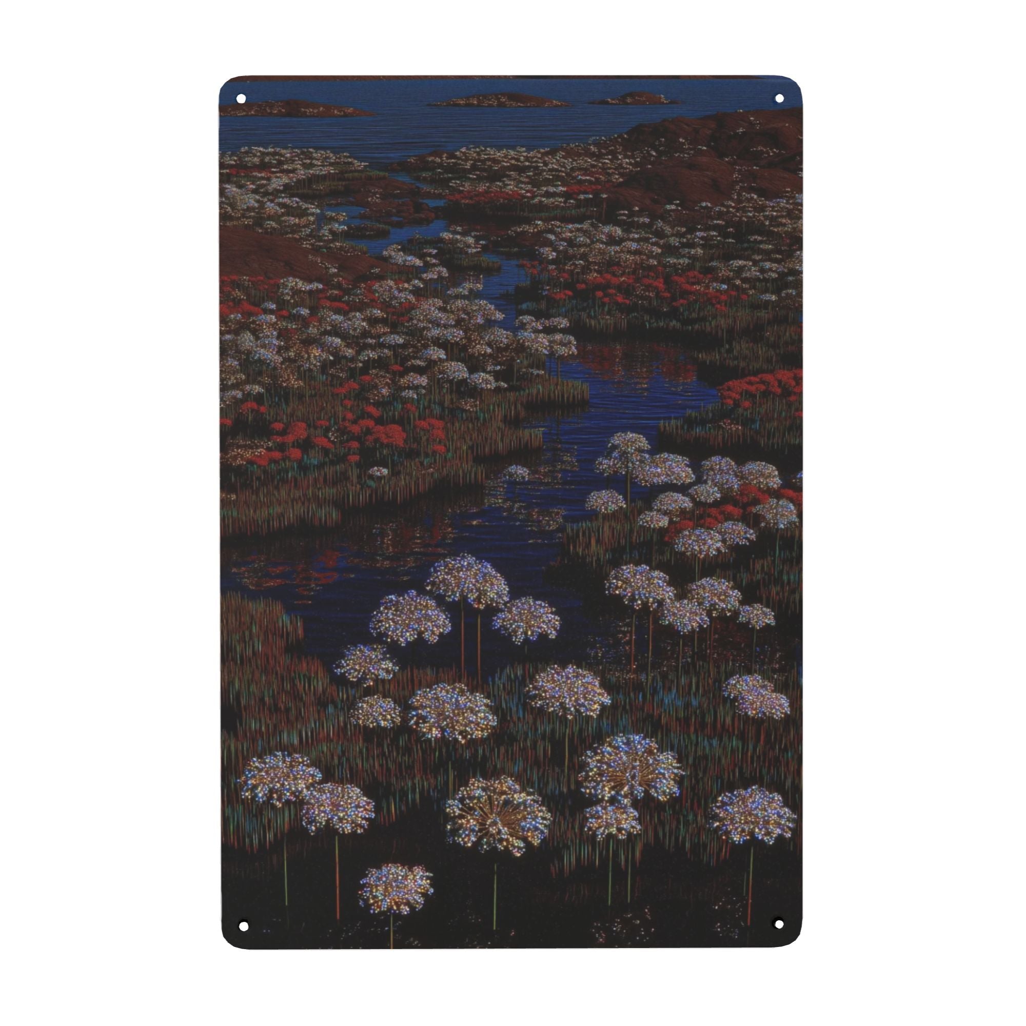 Galaxy Botanica Aluminum sheet wall art