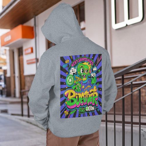 Green - Ghost Graffiti Hoodie
